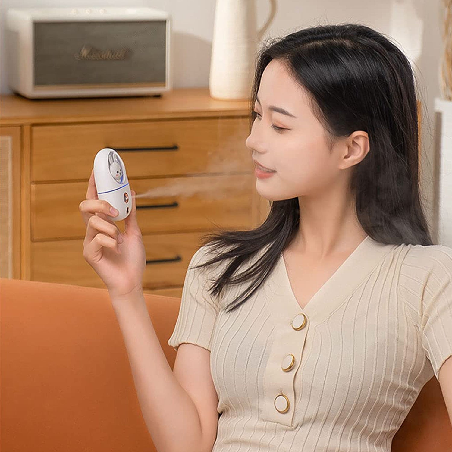 USB Rechargeable Bunny Design Mini Humidifier & Mist Sprayer USB Rechargeable Bunny Design Mini Humidifier & Mist Sprayer